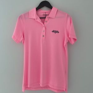 Pink Peter Millar Golf Top